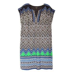 LAUNDRY By SHELLI SEGAL Sz M Multi Sheath Dress